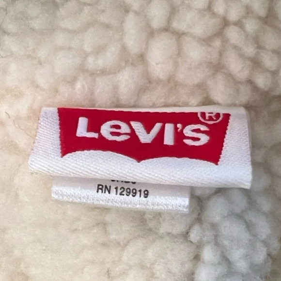 Levi’s  Mens Navy Blue Sherpa Beanie & Levi’s Touch Screen Gray Gloves NWT - Picture 9 of 15